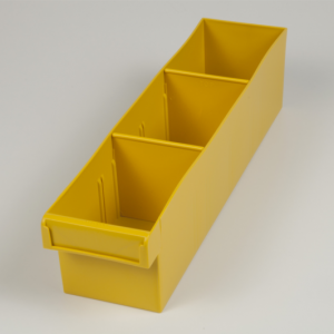 econostore medium spare parts tray yellow