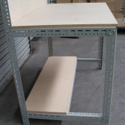econostore Large Handy Angle workbench with backboard