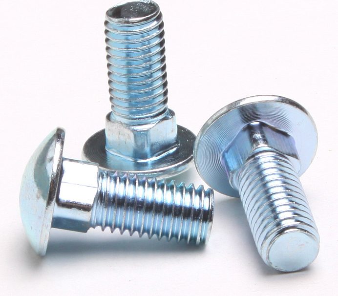 econostore 1/4" Carriage bolt M6 nuts and bolts